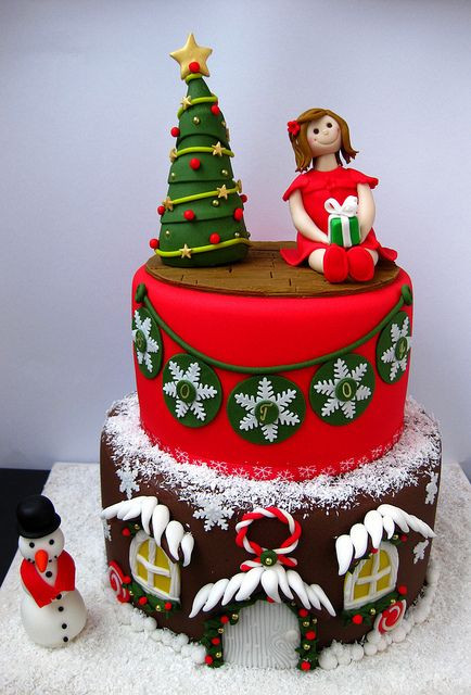 Cute Christmas Cakes
 Another Cute Christmas Cake