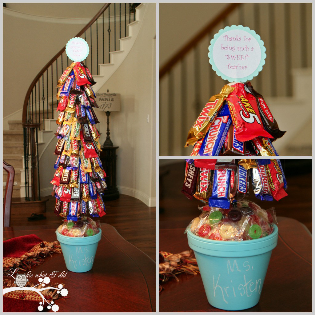 Cute Christmas Candy
 Lookie What I Did A Candy Topiary
