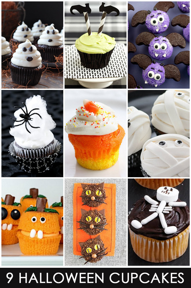 Cute Halloween Cakes
 9 Easy & Cute Halloween Cupcakes