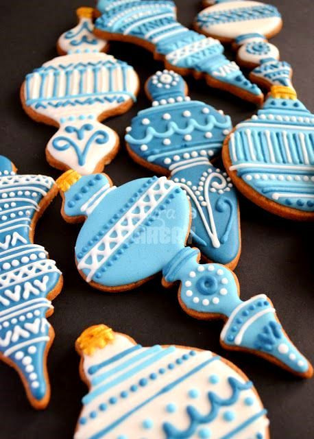 Decorated Christmas Cookies Pinterest
 Christmas cookies Decorated blue