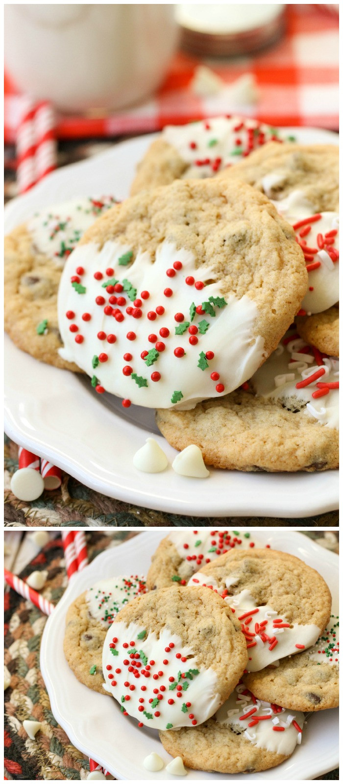 Delicious Christmas Cookies
 Chocolate Chip Christmas Cookies