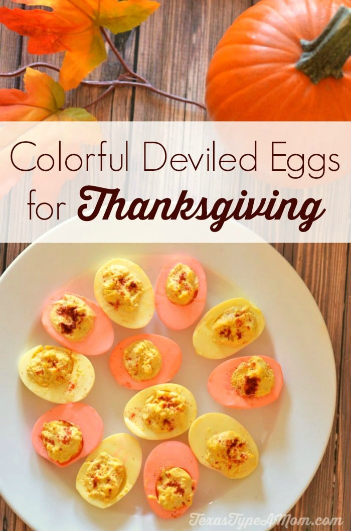 Deviled Eggs For Thanksgiving
 Colorful Deviled Eggs Recipe