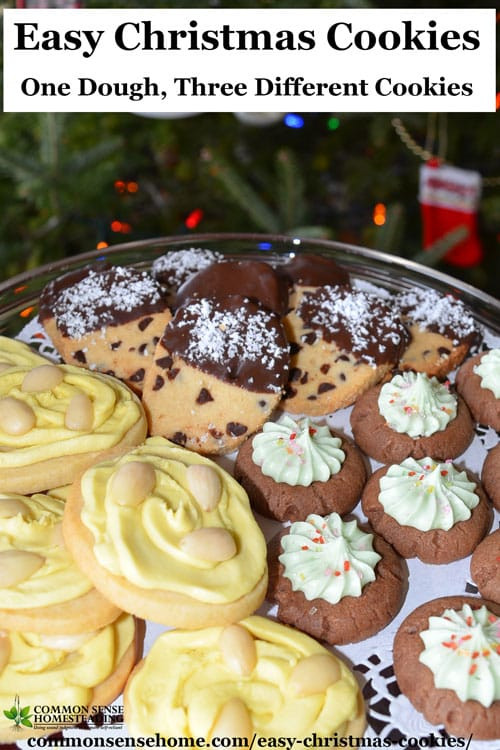 Different Christmas Cookies
 Easy Christmas Cookies e Dough Three Different Cookies