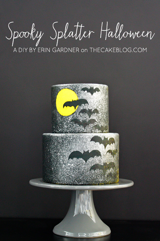 Diy Halloween Cakes
 Spooky Splatter Halloween Cake