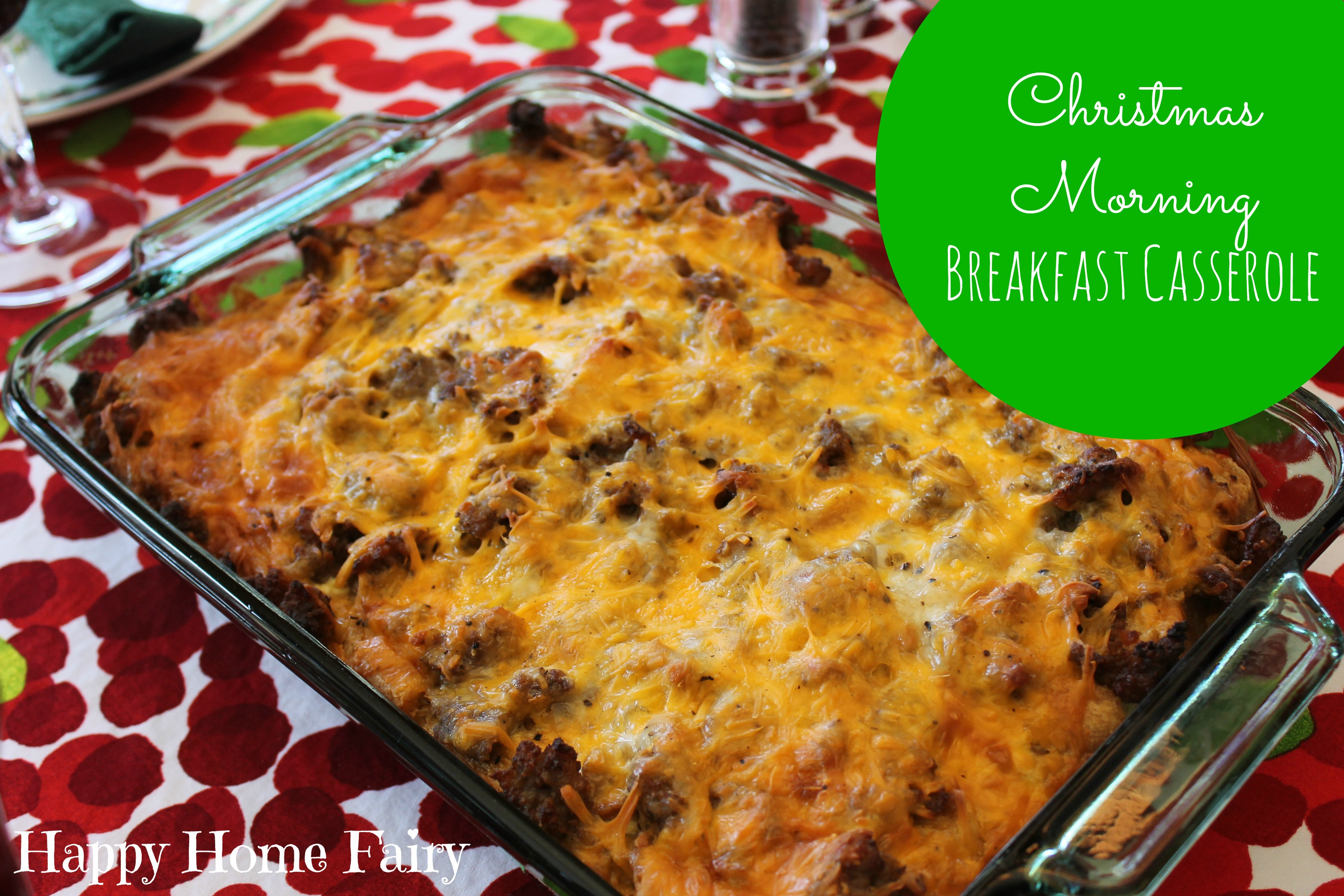 Easy Christmas Breakfast Casseroles
 Recipe Christmas Morning Breakfast Casserole Happy