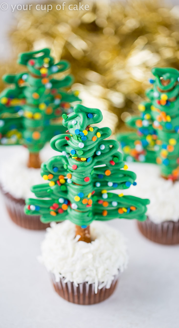 Easy Christmas Cupcakes Recipe
 Easy Christmas Tree Cupcakes Your Cup of Cake