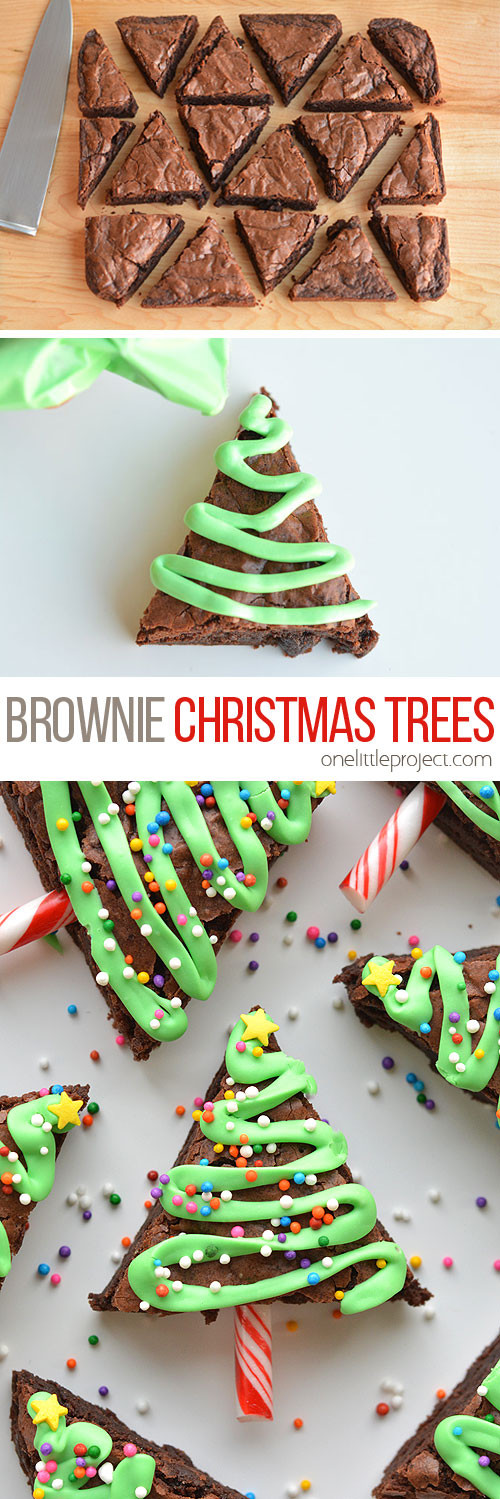 Easy Christmas Desserts Pinterest
 Easy Christmas Tree Brownies