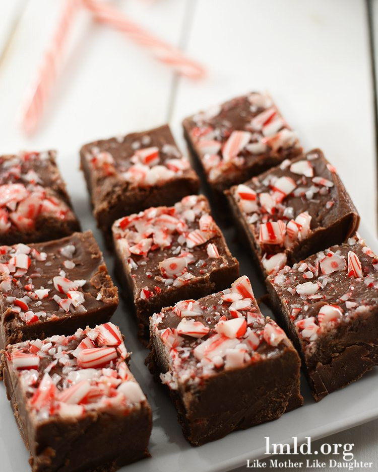 Easy Christmas Fudge Recipe
 Peppermint Fudge Like Mother Like daughter