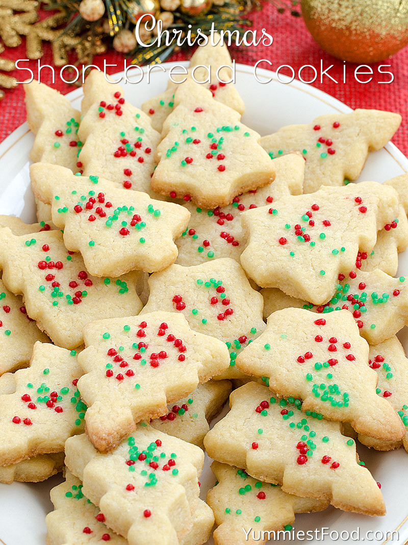 Easy Christmas Shortbread Cookies
 Christmas Shortbread Cookies Recipe from Yummiest Food