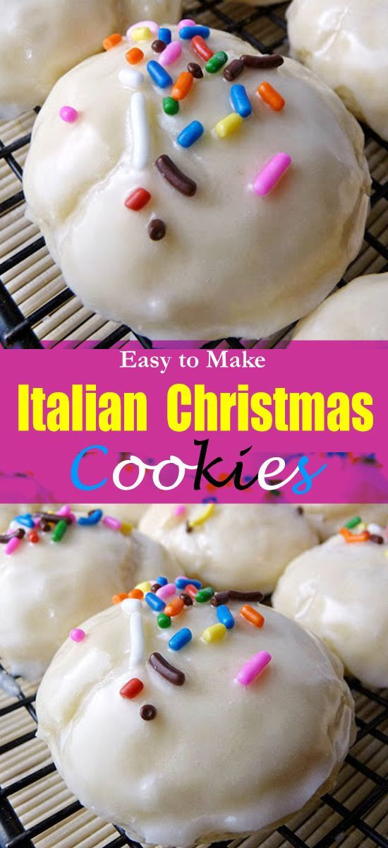 Easy Italian Christmas Cookies
 Top 25 best Italian christmas cookies ideas on Pinterest