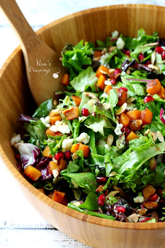 Easy Thanksgiving Salads
 Thanksgiving Salad with Roasted Butternut Squash and