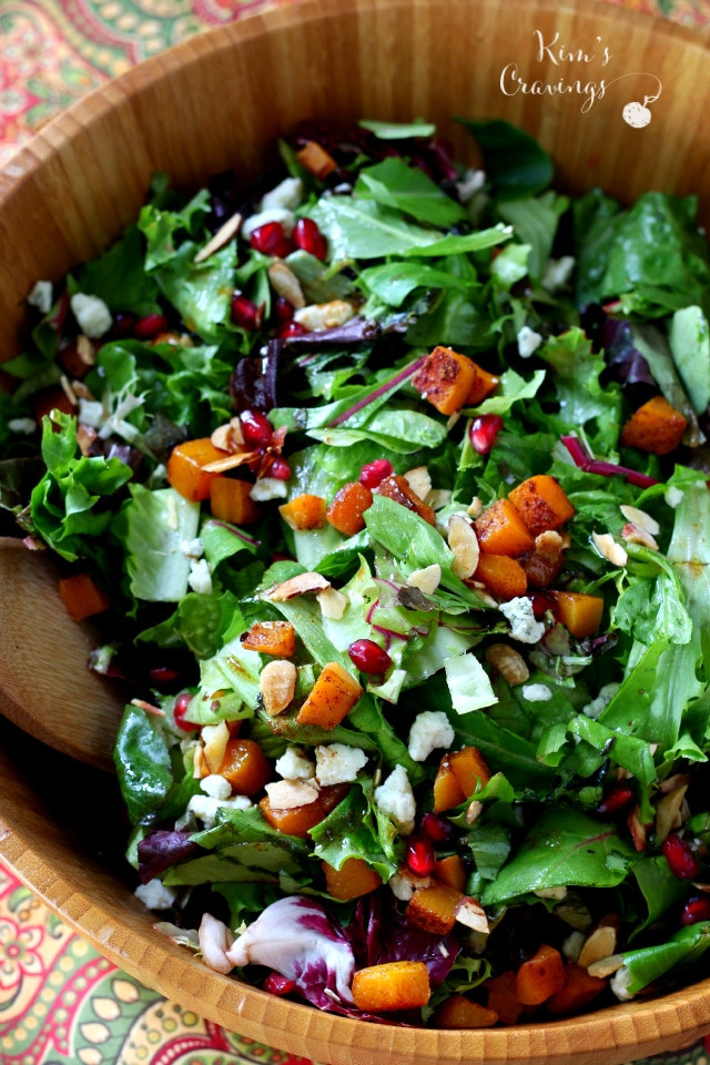 Easy Thanksgiving Salads
 Thanksgiving Salad with Roasted Butternut Squash and