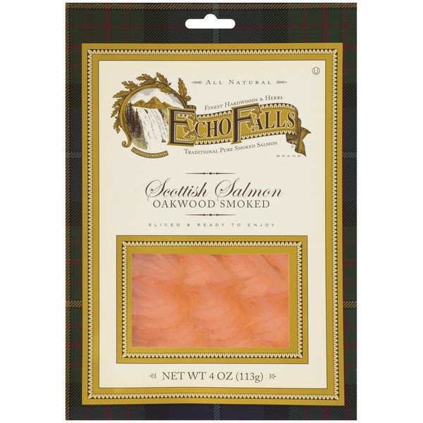 Echo Falls Smoked Salmon
 Echo Falls Smoked Scottish Salmon from Safeway Instacart