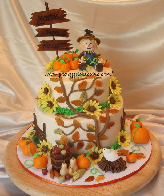Fall Birthday Cake Ideas
 Harvest Cake by peggyslee via Flickr