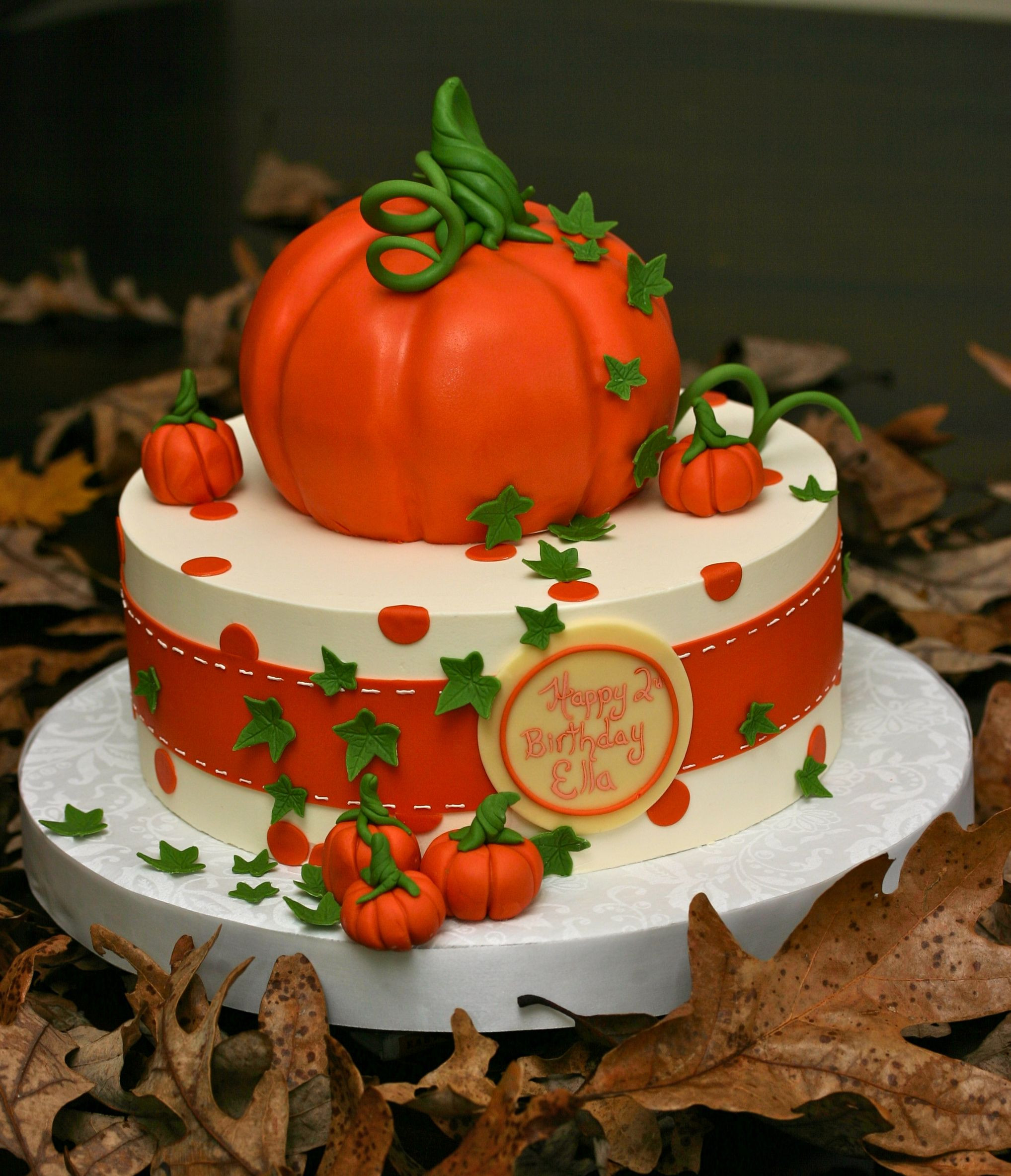 Fall Birthday Cake Ideas
 Fall Harvest cake Thanksgiving Cakes