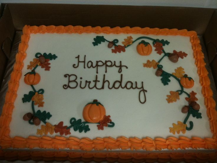 Fall Birthday Cake Ideas
 1000 ideas about Fall Birthday Cakes on Pinterest