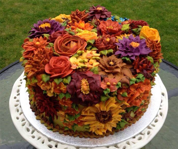 Fall Birthday Cake Ideas
 Fall cake Sweets Pinterest
