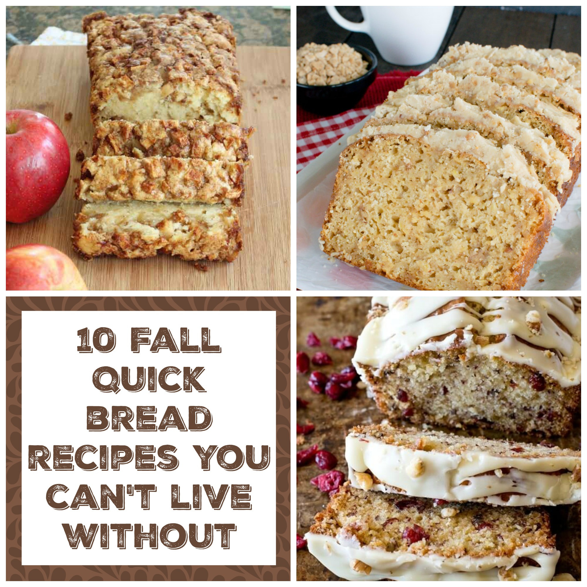 Fall Bread Recipes
 10 Fall Quick Breads The Organized Mom