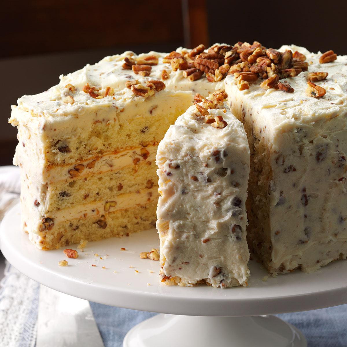 Fall Cake Recipes
 Butter Pecan Layer Cake Recipe