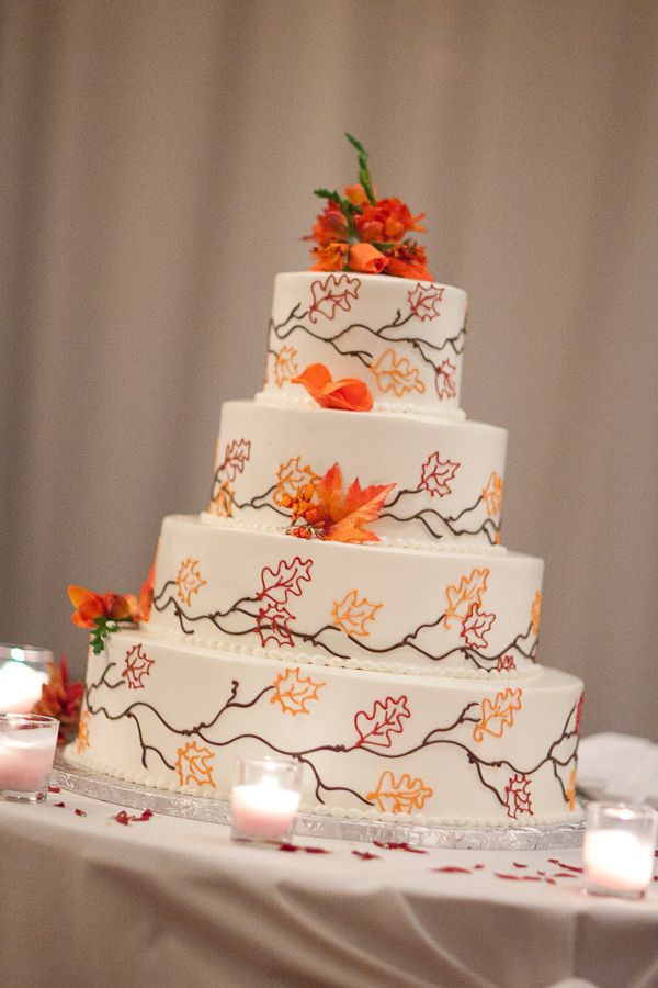 Fall Color Wedding Cakes
 17 Best ideas about Fall Wedding Cakes on Pinterest