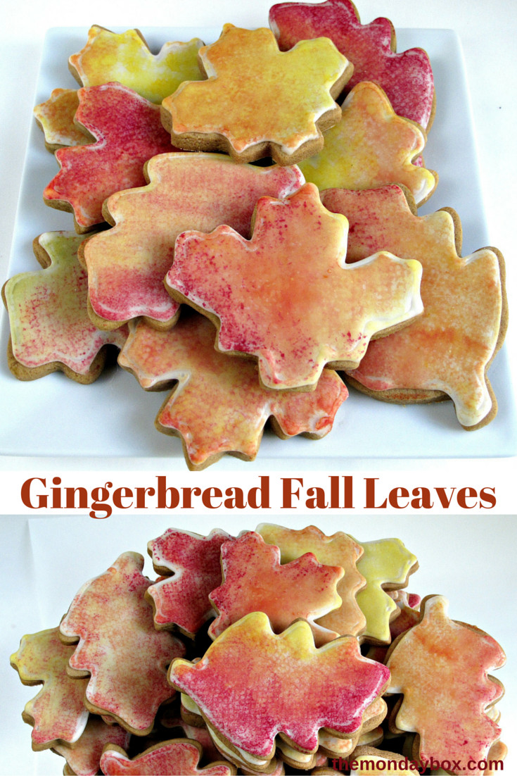Fall Cut Out Cookies
 Gingerbread Fall Leaves The Monday Box