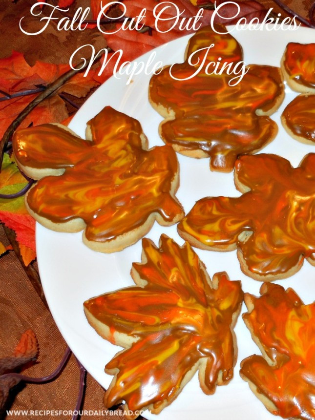 Fall Cut Out Cookies
 CELEBRATE FALL THESE FALL CUT OUT COOKIES MAPLE ICING