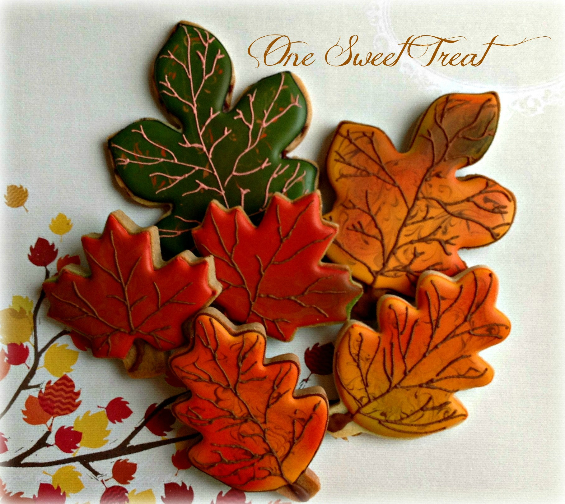 Fall Leaf Sugar Cookies
 e Sweet Treat Fall Cookies 2014