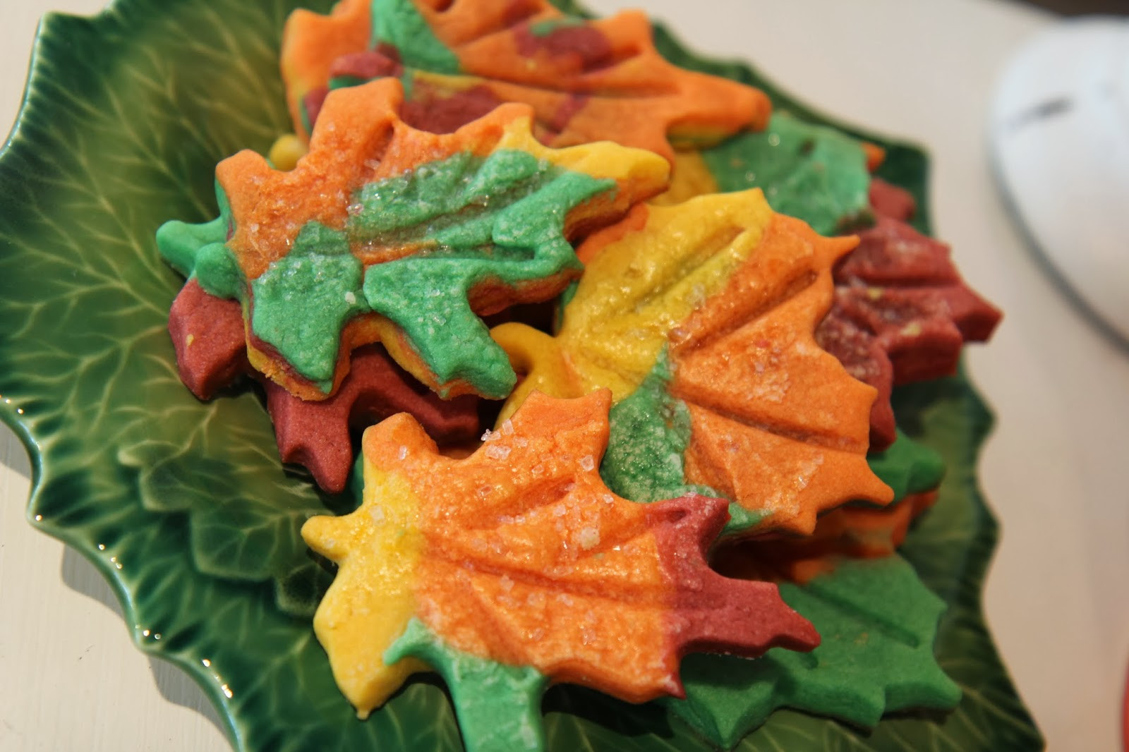 Fall Leaf Sugar Cookies
 This Perfect Mess Autumn Leaf Sugar Cookies