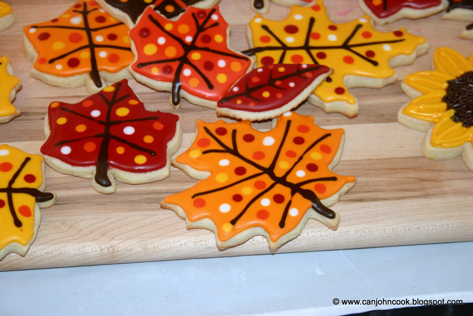 Fall Leaf Sugar Cookies
 Snediker s Handcrafted Sugar Cookies Autumn Leaves