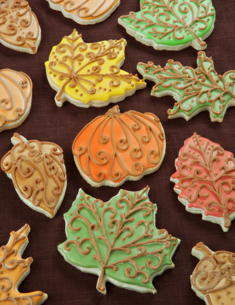 Fall Leaf Sugar Cookies
 Fall Leaves Cookies