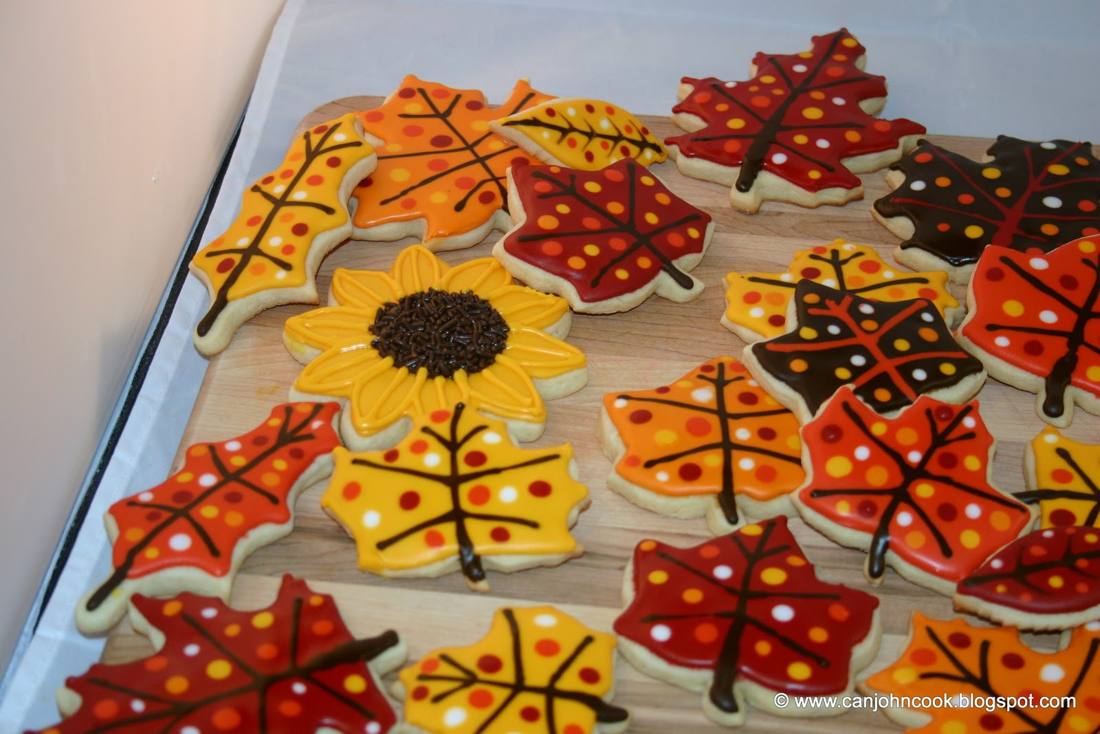 Fall Leaf Sugar Cookies
 Snediker s Handcrafted Sugar Cookies Autumn Leaves