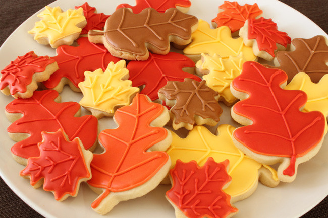 Fall Leaf Sugar Cookies
 Fall Sugar Cookies