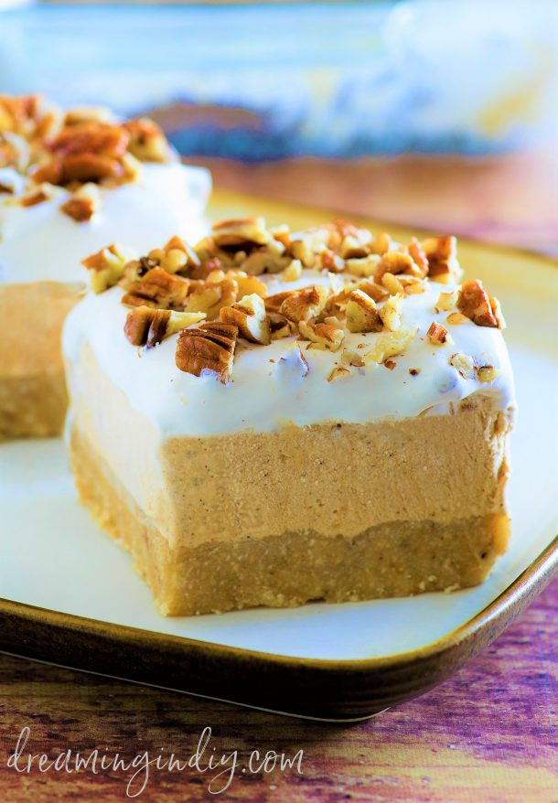 Fall Pumpkin Desserts
 Pumpkin Spice Lush – Easy No Bake Layered Dessert Recipe