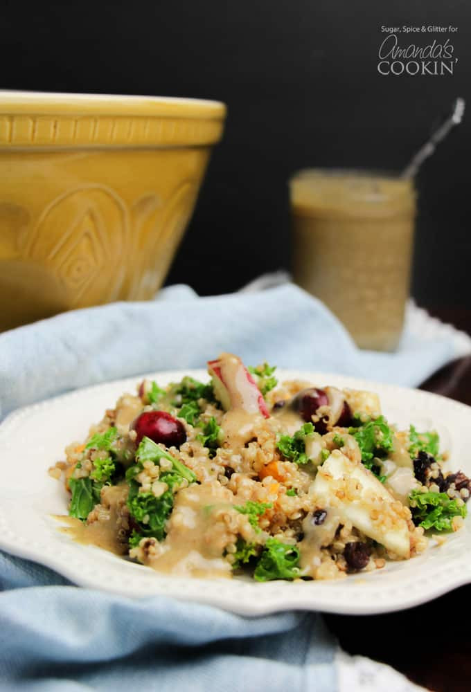 Fall Quinoa Recipe
 Quinoa Salad a fresh and vibrant fall quinoa salad