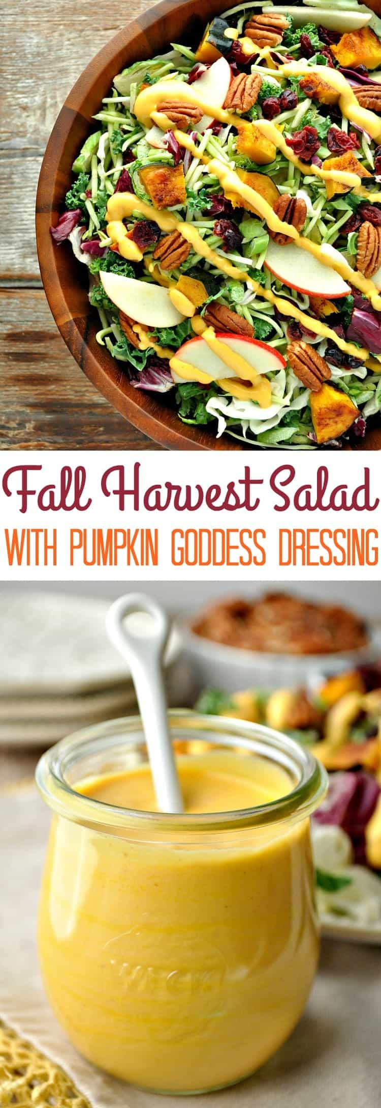 Fall Salad Dressings
 Healthy Thanksgiving Side Dish Fall Harvest Salad with