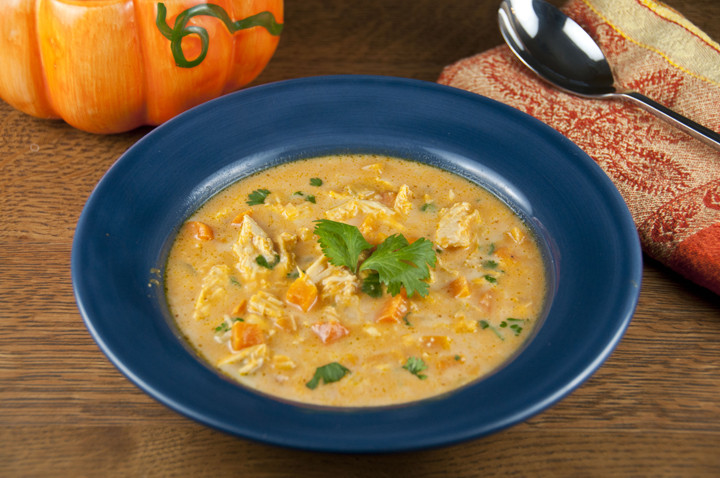 Fall Vegetarian Soup Recipes
 Hearty Chicken Pumpkin Soup