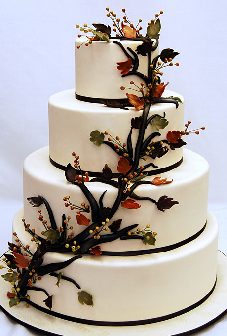 Fall Wedding Cakes Ideas
 Wedding Inspiration Center Fall Wedding Cake with Nature