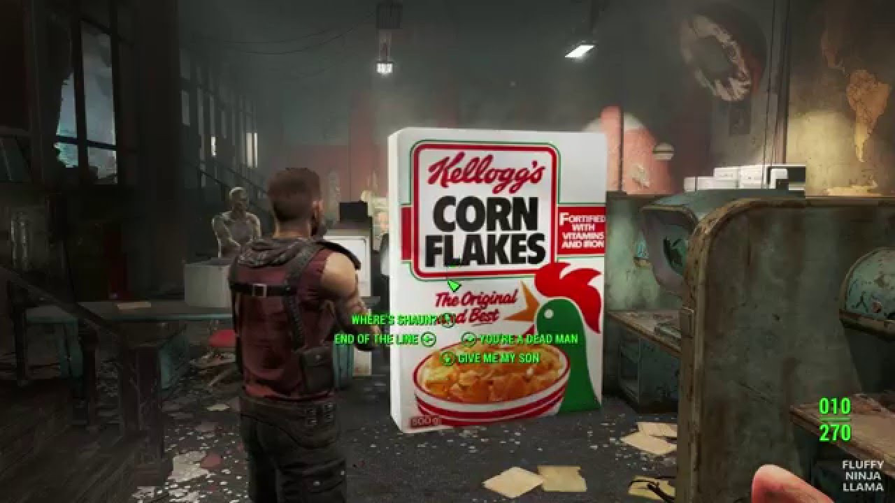 Fallout 4 Corn
 Fallout 4 Kellogg s fit OUTFIT