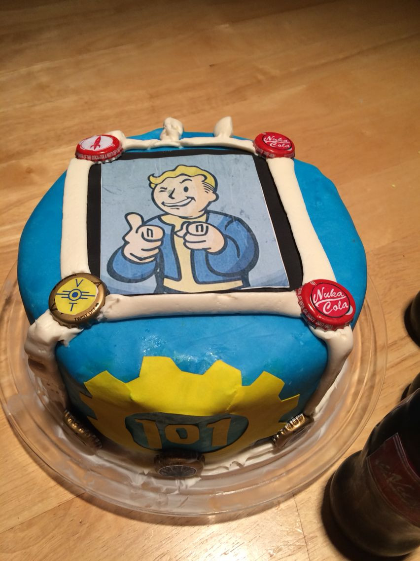 Fallout Birthday Cake
 Fallout 3 cake Food ideas DIY