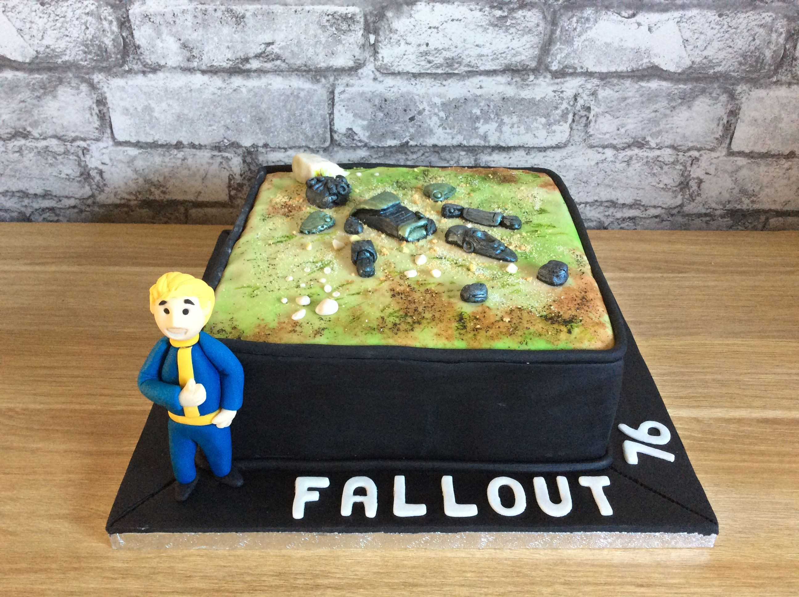Fallout Birthday Cake
 Fallout 76 themed birthday cake x Quick Saves