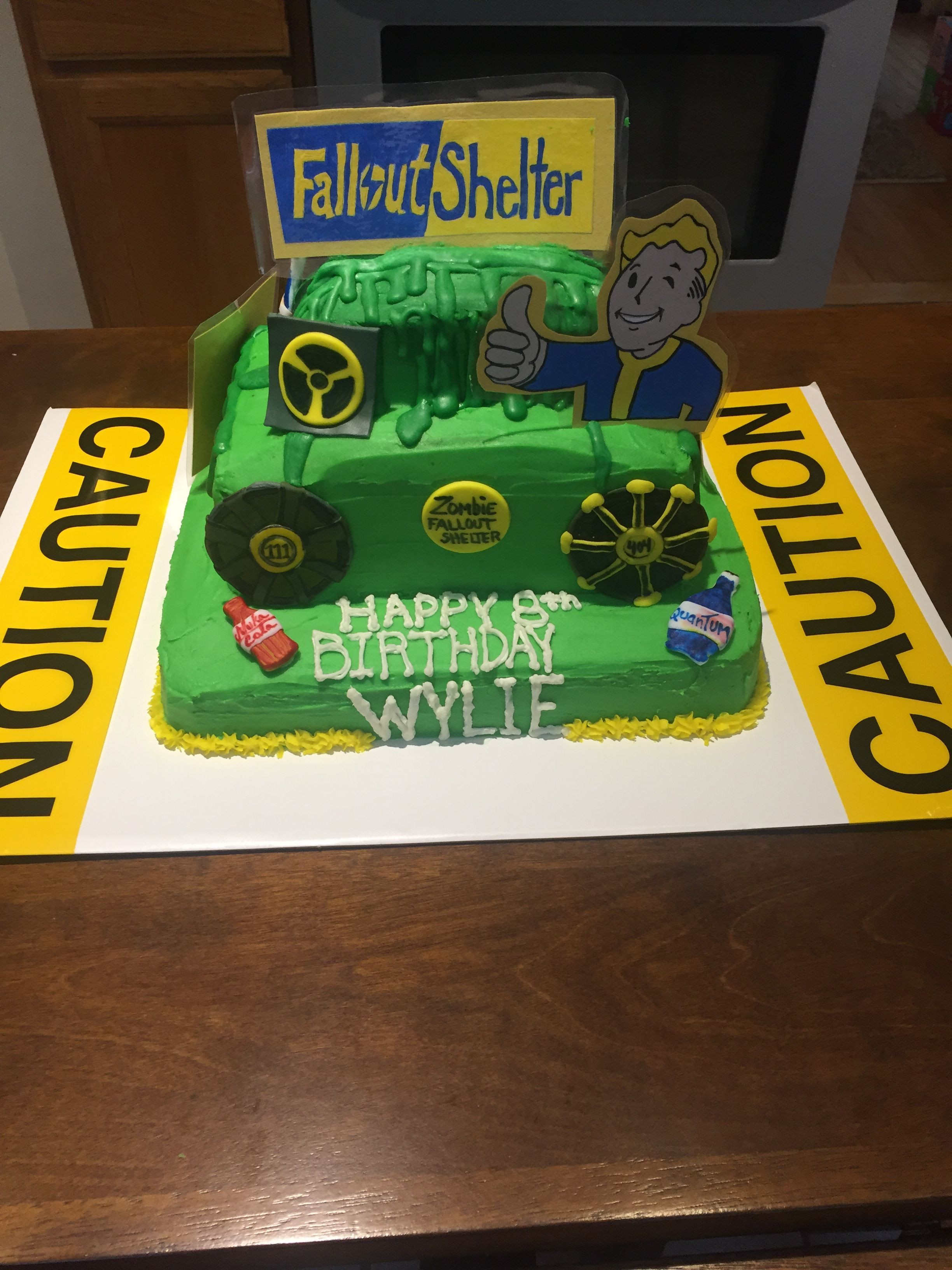 Fallout Birthday Cake
 Fallout Shelter Birthday cake