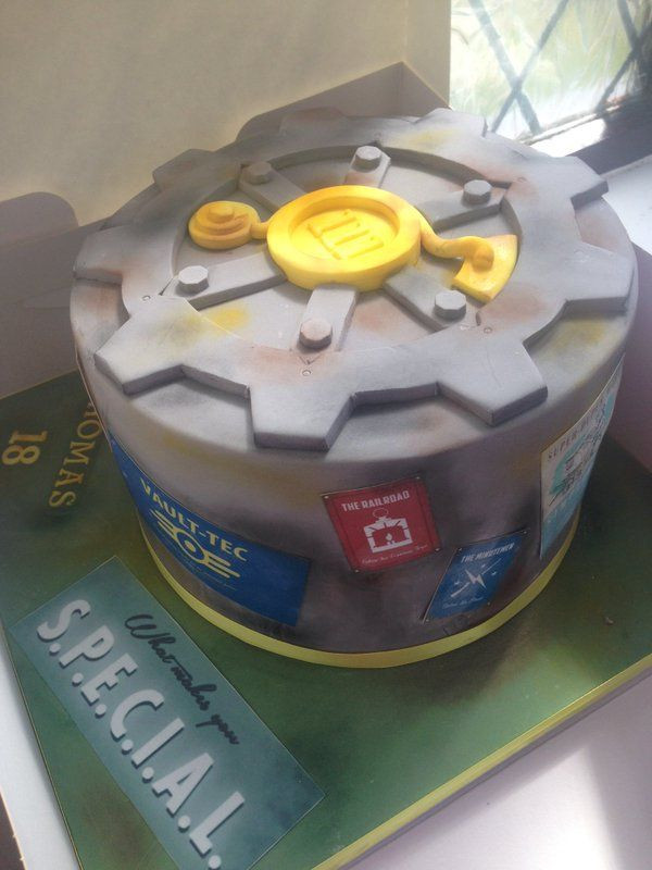 Fallout Birthday Cake
 17 best images about Party Fallout on Pinterest
