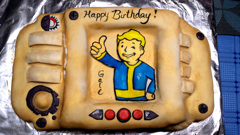 Fallout Birthday Cake
 fallout cake Obsession thy name is Fallout