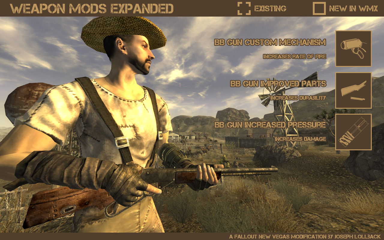 Fallout New Vegas Dinner Bell
 Weapon Mods Expanded Fallout New Vegas Weapons