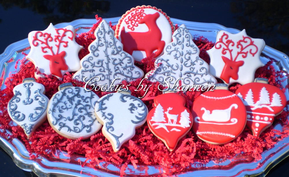 Fancy Christmas Cookies
 Elegant Christmas