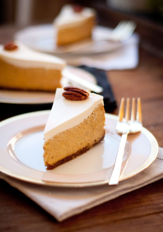 Fancy Thanksgiving Desserts
 bourbon pumpkin cheesecake