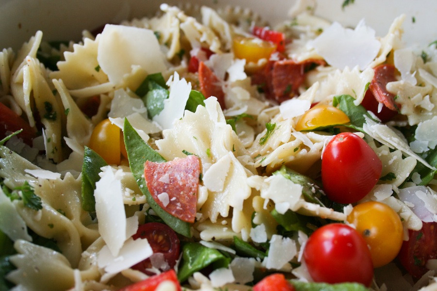 Farfalle Pasta Salad Recipes
 Simple Summer Farfalle Pasta Salad