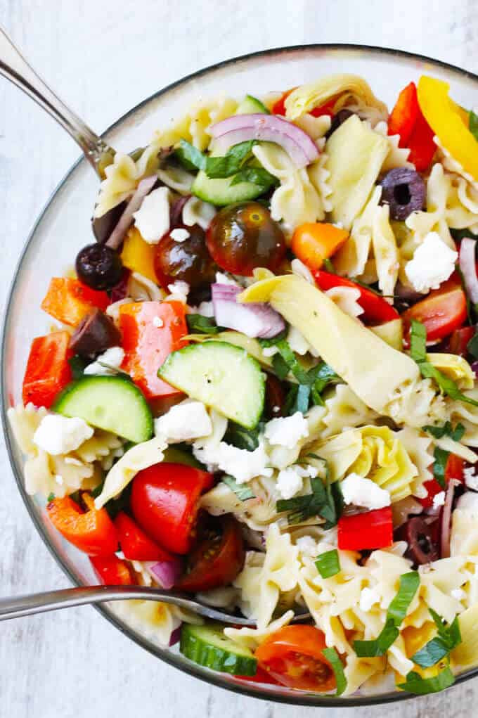 Farfalle Pasta Salad Recipes
 Farfalle Pasta Salad Mediterranean Style