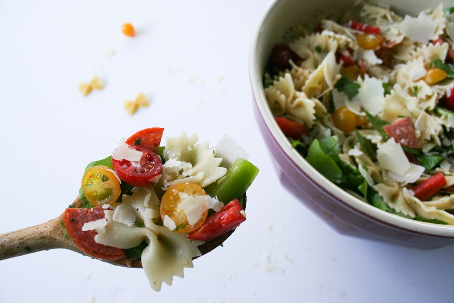 Farfalle Pasta Salad Recipes
 Simple Summer Farfalle Pasta Salad