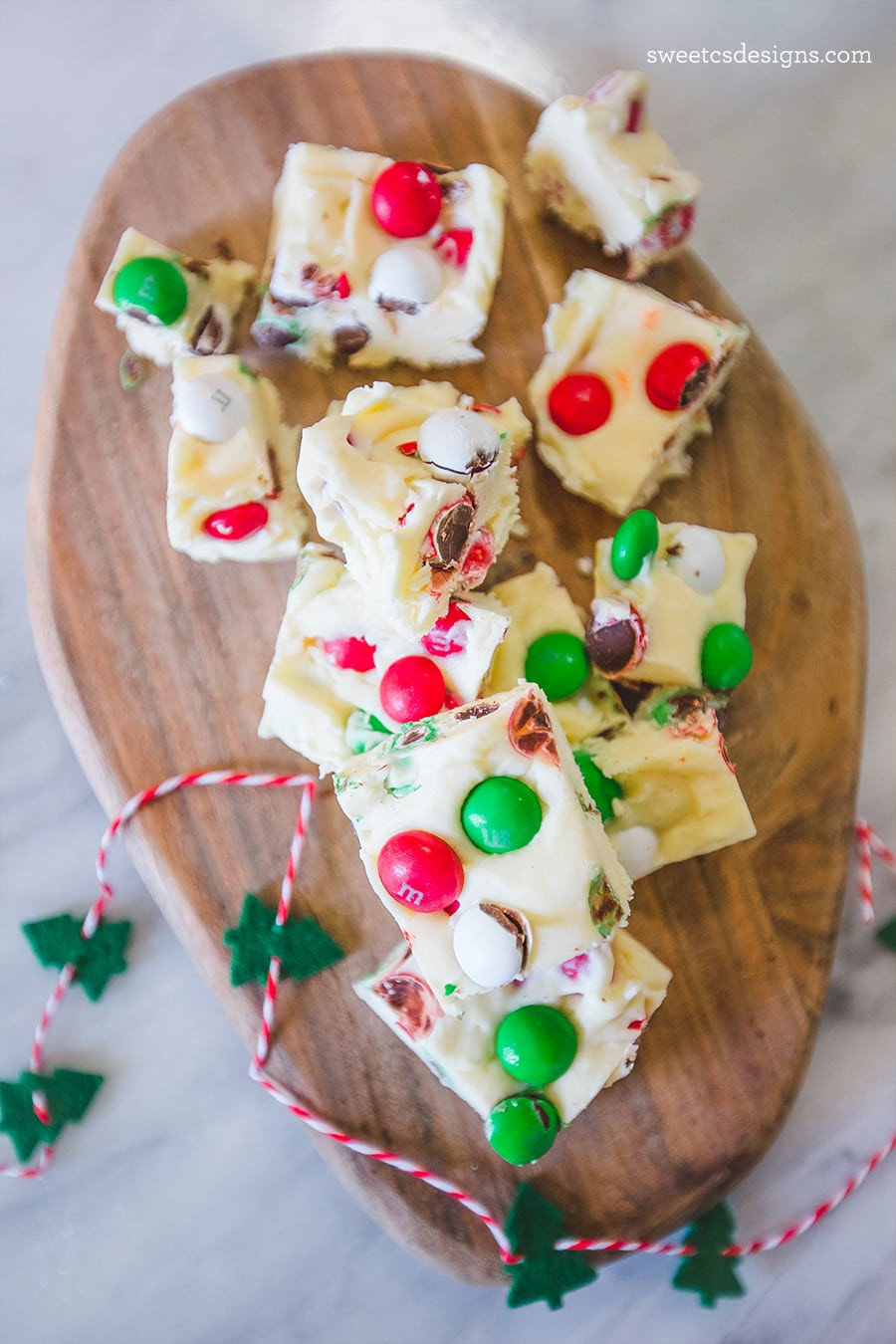 Favorite Christmas Candy
 Christmas Candy Cookie Dough Fudge – Neighbor Gift – Sweet
